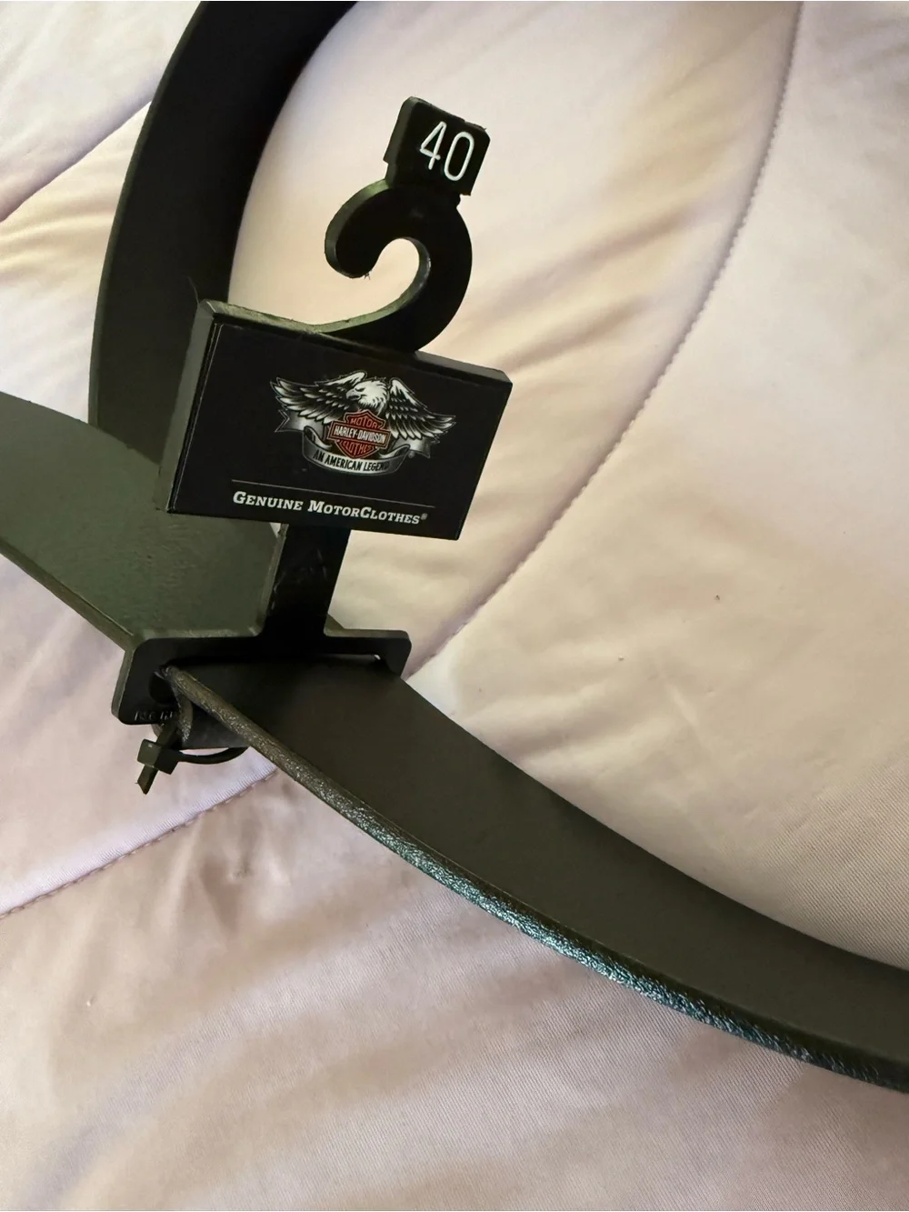 Harley-Davidson Black Men's Embossed Logo Belt